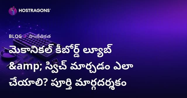 మెకానికల్ కీబోర్డ్ ల్యూబ్ & స్విచ్ మార్చడం ఎలా చేయాలి? పూర్తి మార్గదర్శకం
