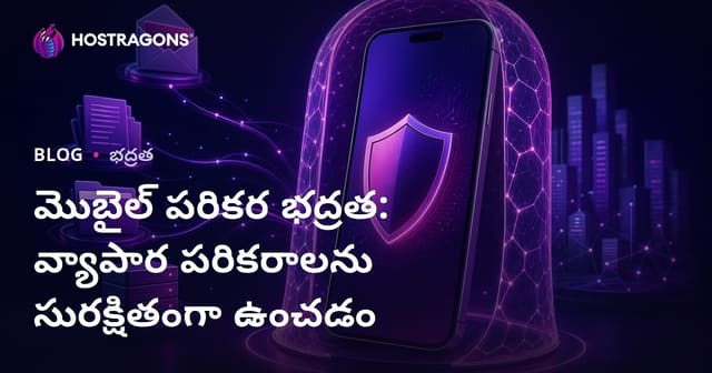 మొబైల్ పరికరాల భద్రత — వ్యాపార వినియోగదారులకు ఉపయోగించే మార్గాలు