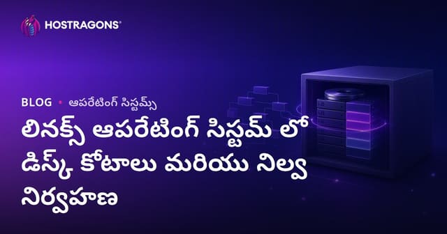 Linux లో డిస్క్ కోటాలు మరియు నిల్వ నిర్వహణ – సమర్థవంతమైన స్టోరేజ్ స్ట్రాటజీలు