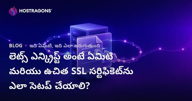 లెట్స్ ఎన్క్రిప్ట్ అంటే ఏమిటి మరియు ఉచిత SSL సర్టిఫికెట్‌ను ఎలా సెటప్ చేయాలి?