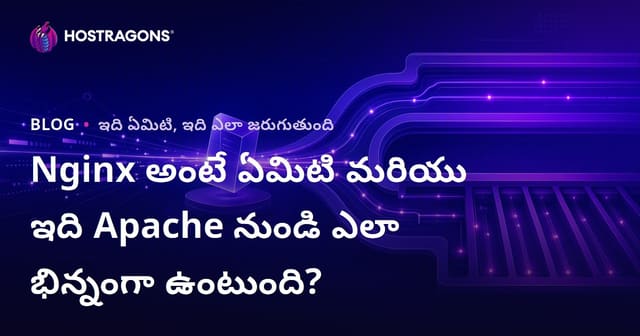 Nginx అంటే ఏమిటి? Nginx మరియు Apache వర్బాలన వెబ్-హోస్టింగ్ తేడాలు