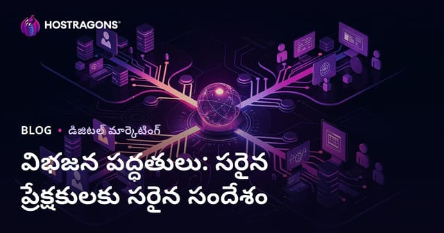 విభజన పద్ధతులు: సరైన ప్రేక్షకులకు సరైన సందేశం