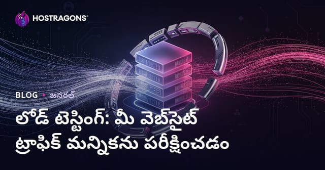 లోడ్ టెస్టింగ్: మీ వెబ్‌సైట్ ట్రాఫిక్ మన్నికను పరీక్షించడం