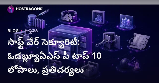 సాఫ్ట్ వేర్ సెక్యూరిటీ: ఓడబ్ల్యూఏఎస్ పీ టాప్ 10 లోపాలు, ప్రతిచర్యలు