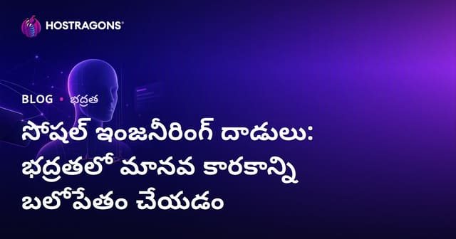 సామాజిక ఇంజినీరింగ్ హాకింగ్‌కి వ్యతిరేకంగా: మానవ భద్రతను బలోపేతం చేయడం