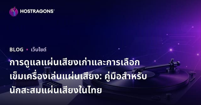 การดูแลแผ่นเสียงเก่าและการเลือกเข็มเครื่องเล่นแผ่นเสียง: คู่มือสำหรับนักสะสมแผ่นเสียงในไทย