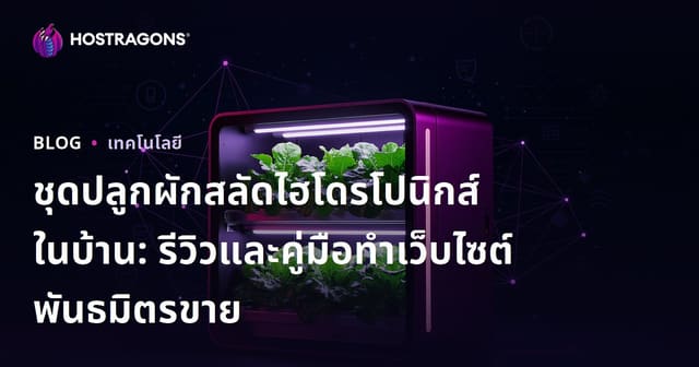 ชุดปลูกผักสลัดไฮโดรโปนิกส์ในบ้าน: รีวิวและคู่มือทำเว็บไซต์พันธมิตรขาย