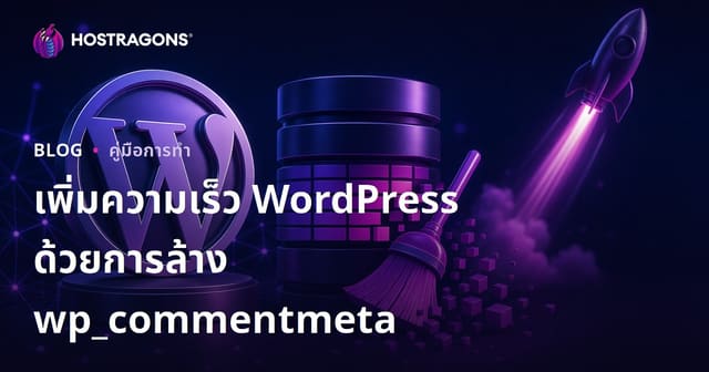 วิธีเพิ่มความเร็วเว็บไซต์ด้วยการล้างตาราง wp_commentmeta ในฐานข้อมูล WordPress