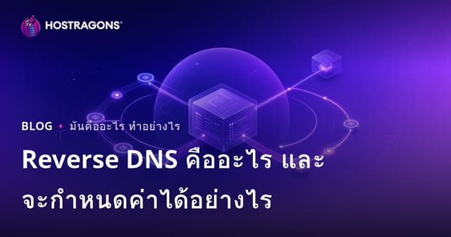 Reverse DNS คืออะไร และจะกำหนดค่าได้อย่างไร