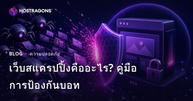 Web Scraping (การดึงข้อมูลจากเว็บ) คืออะไร? วิธีป้องกันบอทไม่ให้ดูดข้อมูลเว็บไซต์ของคุณ