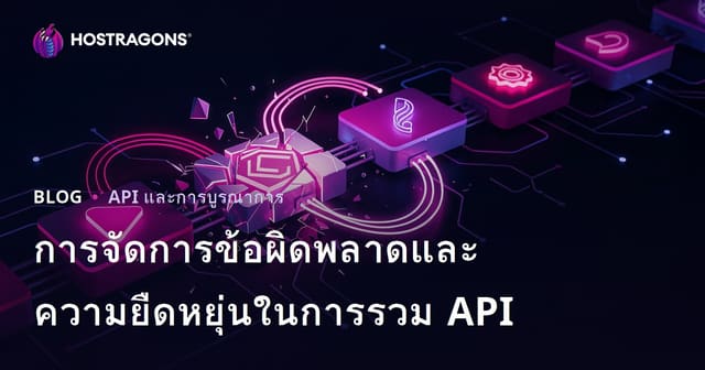 การจัดการข้อผิดพลาดและความยืดหยุ่นในการรวม API
