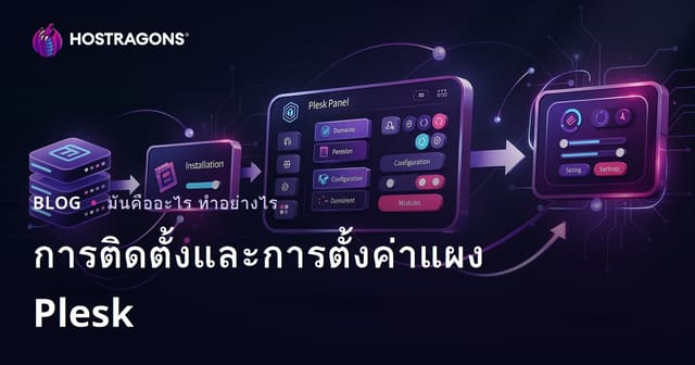 การติดตั้งและการตั้งค่า Plesk Panel
