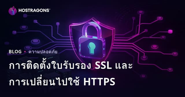 การติดตั้งใบรับรอง SSL (HTTPS) และปัญหาการเปลี่ยนจาก HTTP เป็น HTTPS