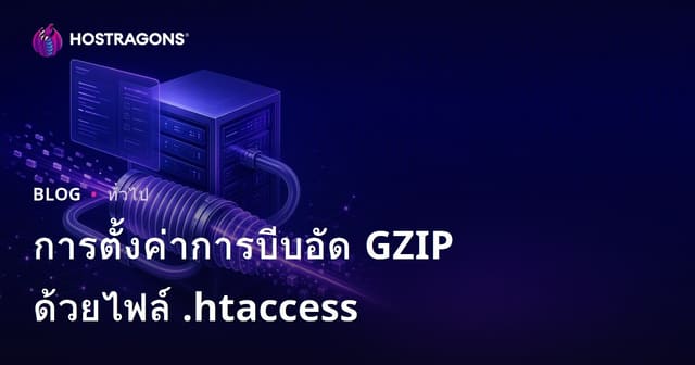 การตั้งค่าการบีบอัด GZIP ด้วยไฟล์ .htaccess