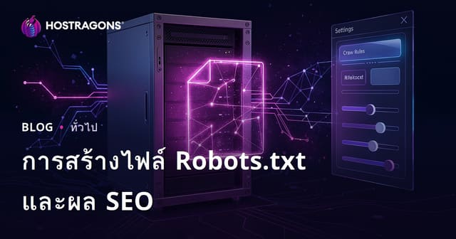 การสร้างไฟล์ Robots.txt และผล SEO