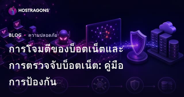 การโจมตีของบ็อตเน็ตและการตรวจจับบ็อตเน็ต: คู่มือการป้องกัน