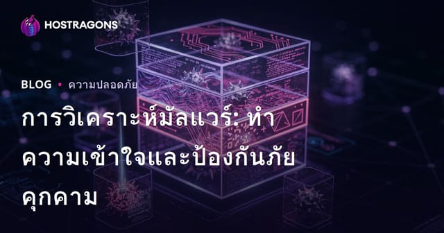 การวิเคราะห์มัลแวร์: ทำความเข้าใจและป้องกันภัยคุกคาม