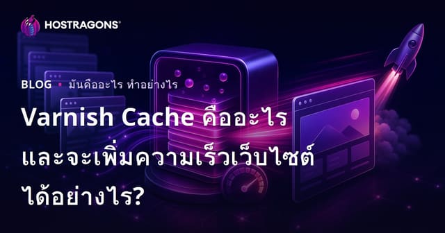Varnish Cache คืออะไร และจะเพิ่มความเร็วเว็บไซต์ได้อย่างไร?