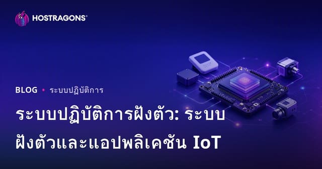 ระบบปฏิบัติการฝังตัว: ระบบฝังตัวและแอปพลิเคชัน IoT