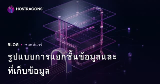 รูปแบบการแยกชั้นข้อมูลและที่เก็บข้อมูล