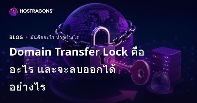 Domain Transfer Lock คืออะไร และจะลบออกได้อย่างไร