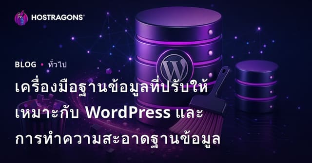 เครื่องมือฐานข้อมูลที่ปรับให้เหมาะกับ WordPress และการทำความสะอาดฐานข้อมูล