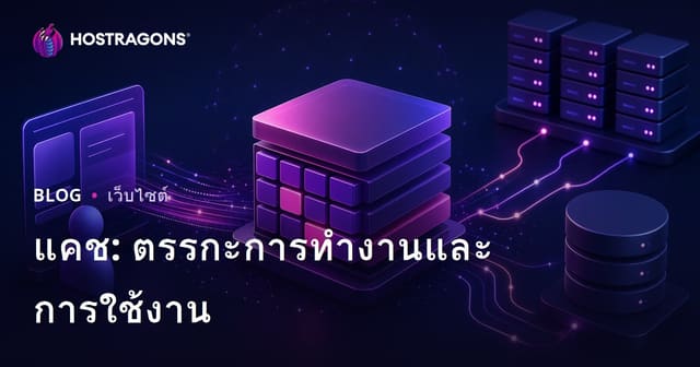 แคช: ตรรกะการทำงานและการใช้งาน