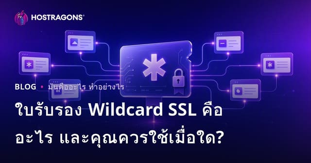 ใบรับรอง Wildcard SSL คืออะไร และคุณควรใช้เมื่อใด?