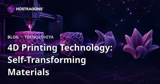 4D Printing Technology: Self-Transforming Materials