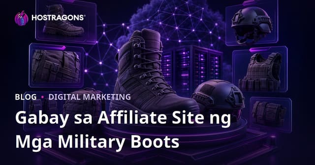 Isang Affiliate Site na Nakatuon sa Mga Pagsusuri ng Militar na Bota at Taktikal na Kagamitan