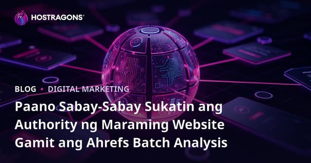 Paano Sabay-Sabay Sukatin ang Authority ng Maraming Website Gamit ang Ahrefs Batch Analysis