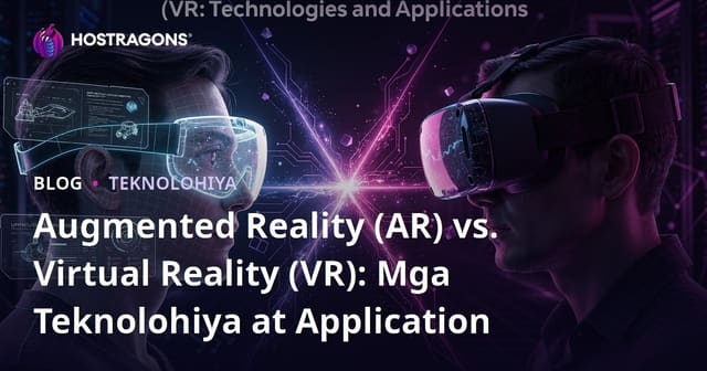 Augmented Reality (AR) vs. Virtual Reality (VR): Mga Teknolohiya at Application