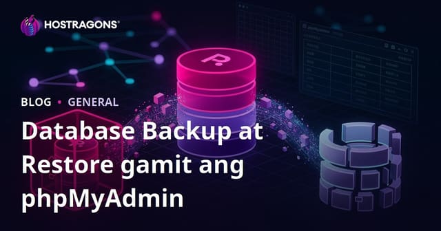 Database Backup at Restore gamit ang phpMyAdmin