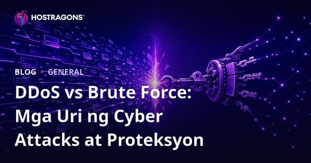 DDoS vs Brute Force: Mga Uri ng Cyber Attack at Proteksyon