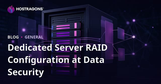 Konfigurasyon ng RAID sa Dedicated Server at Seguridad ng Datos