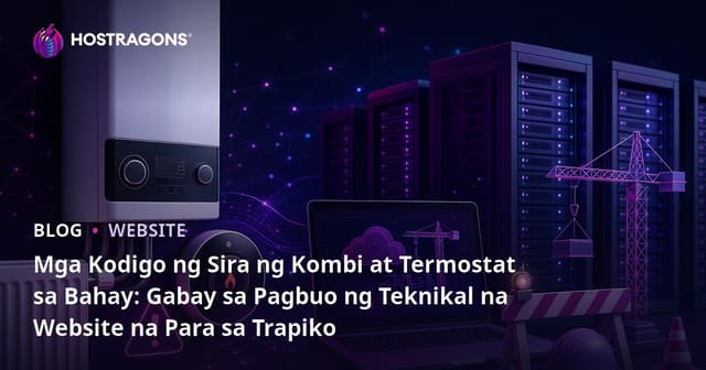 Mga Kodigo ng Sira ng Kombi at Termostat sa Bahay: Gabay sa Pagbuo ng Teknikal na Website na Para sa Trapiko