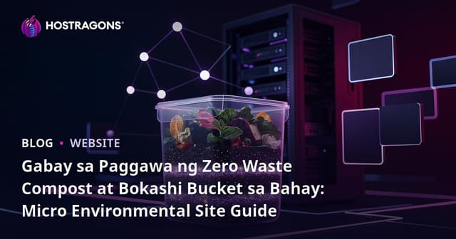 Gabay sa Paggawa ng Zero Waste Compost at Bokashi Bucket sa Bahay: Micro Environmental Site Guide