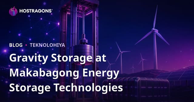 Gravity Storage at Makabagong Energy Storage Technologies