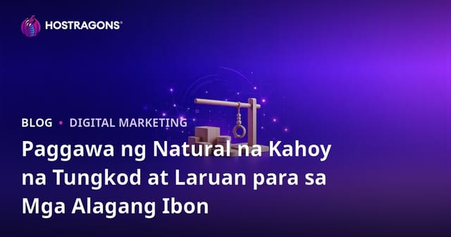 Paggawa ng Natural na Kahoy na Tungkod at Laruan para sa Mga Alagang Ibon
