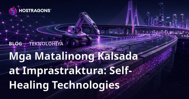 Mga Matalinong Kalsada at Imprastraktura: Self-Healing Technologies