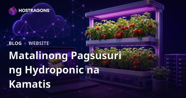Gabayan sa Pagtatatag ng Site na Tanging Para sa Pagsusuri ng Smart Hydroponic Tomato Growing sa Bahay