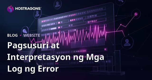 Pagsusuri at Interpretasyon ng Mga Log ng Error