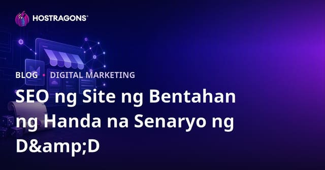 SEO para sa Online Shop ng D&D One-Shot at Scenario PDF: Gabay para sa Filipino Tabletop RPG Store