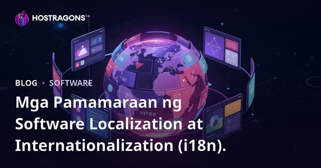 Mga Pamamaraan ng Software Localization at Internationalization (i18n).