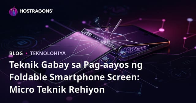 Teknik Gabay sa Pag-aayos ng Foldable Smartphone Screen: Micro Teknik Rehiyon