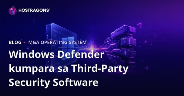 Windows Defender kumpara sa Third-Party Security Software