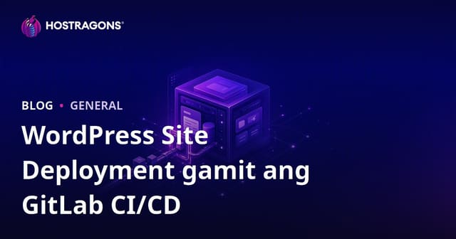 WordPress Site Deployment gamit ang GitLab CI/CD