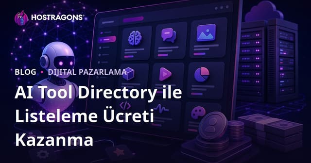 AI Tool Directory (Yapay Zeka Araçları Dizini) Sitesi Kurarak Listeleme Ücretinden Para Kazanma