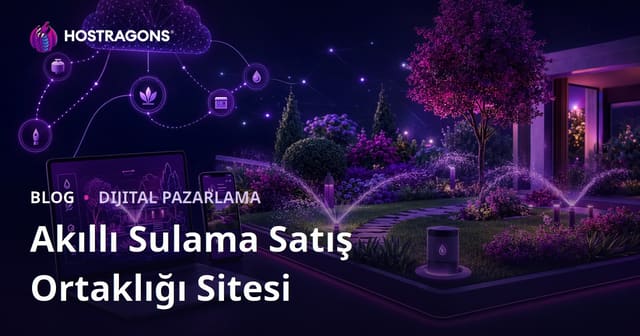 Sadece Akıllı Sulama Sistemleri ve Bahçe Otomasyonu Üzerine Satış Ortaklığı Sitesi