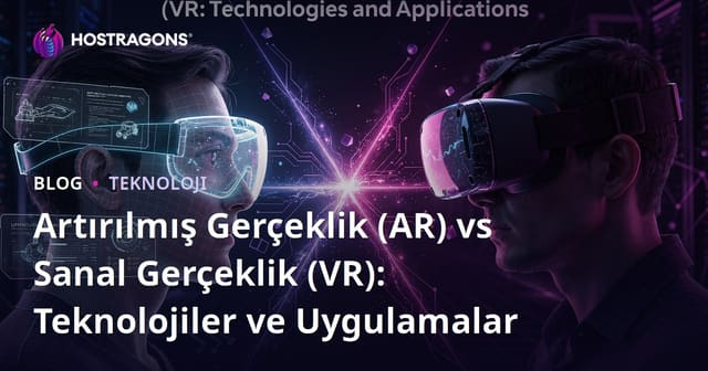Artırılmış Gerçeklik (AR) vs Sanal Gerçeklik (VR): Teknolojiler ve Uygulamalar
